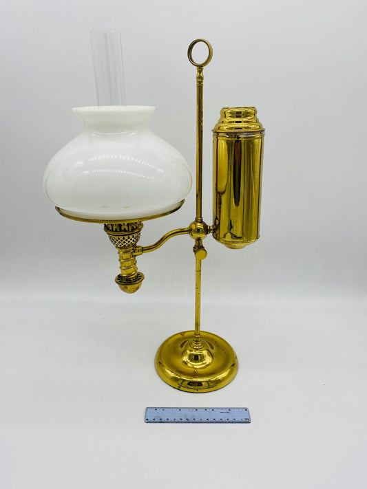 19th Century Manhattan Brass Company Student Lamp