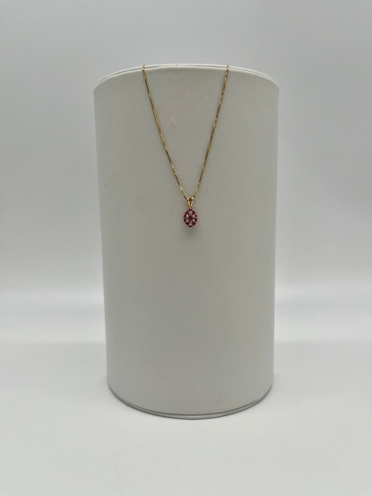 Antique Ruby & Diamond Set, 2.4 CTW 14K/9K Gold