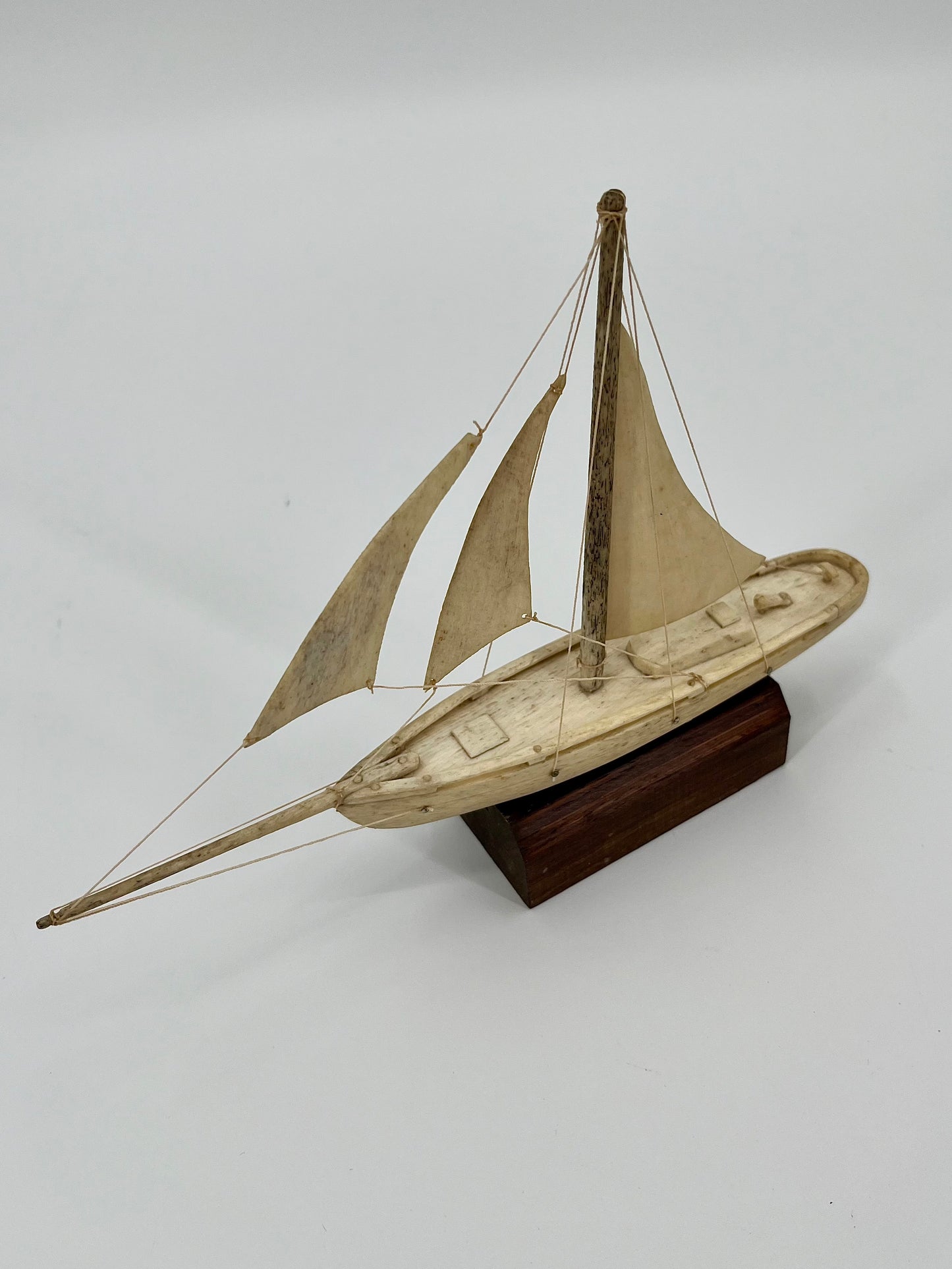 Napoleonic Prisoner of War Bone Ship's Model