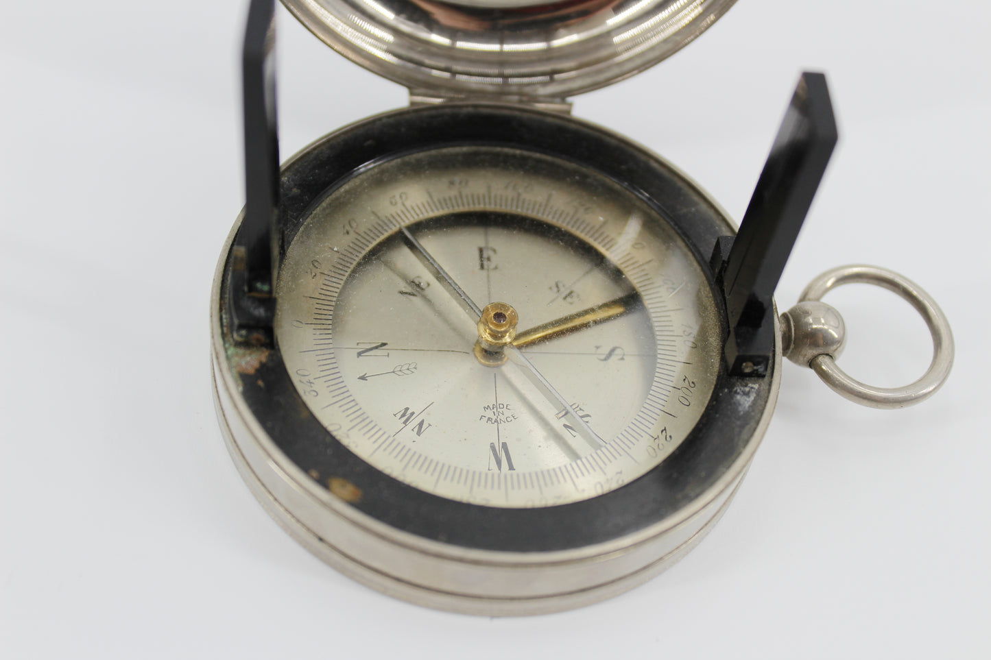 French Pocket Transit & Inclinometer, c.1900
