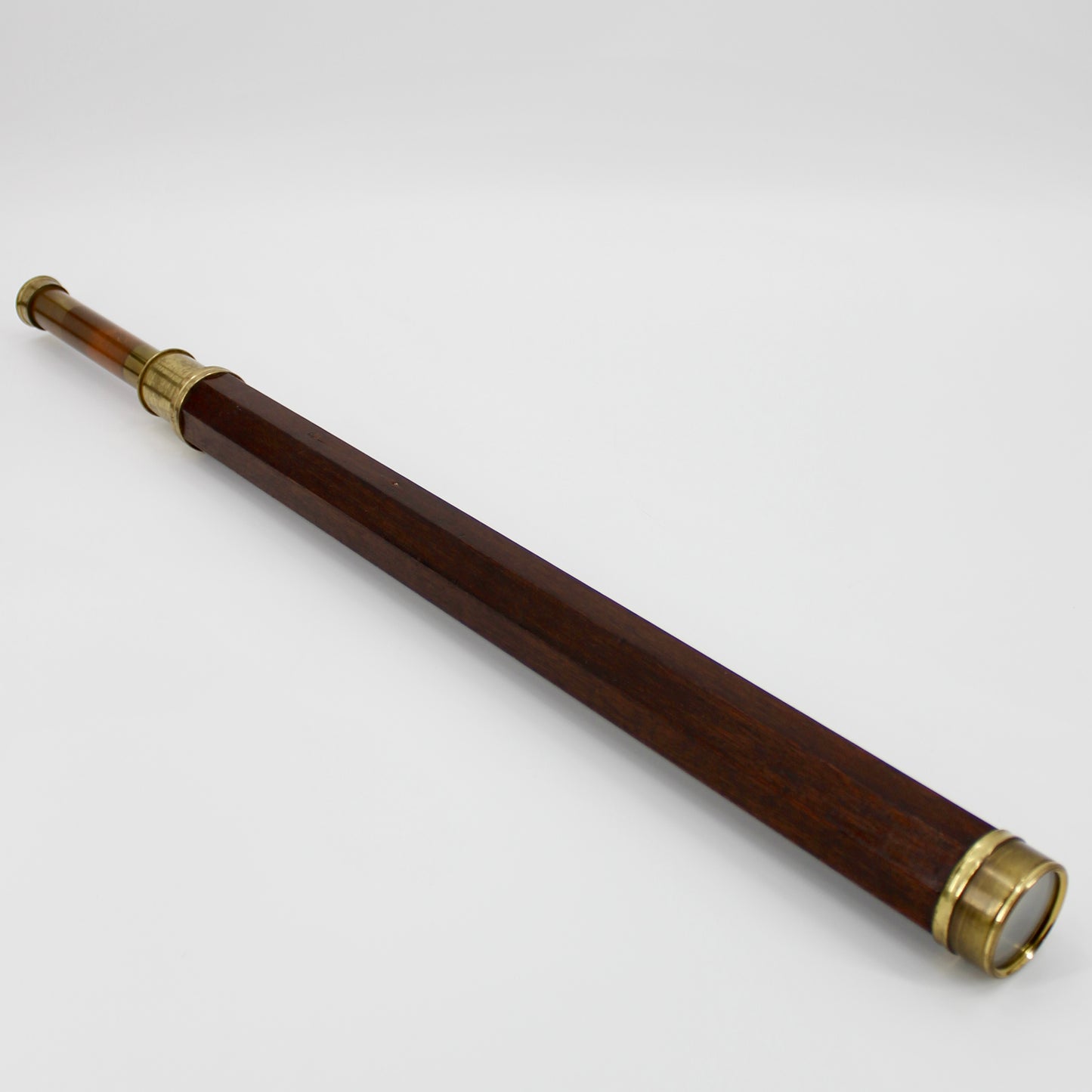 Octagonal Mahogany Spyglass
