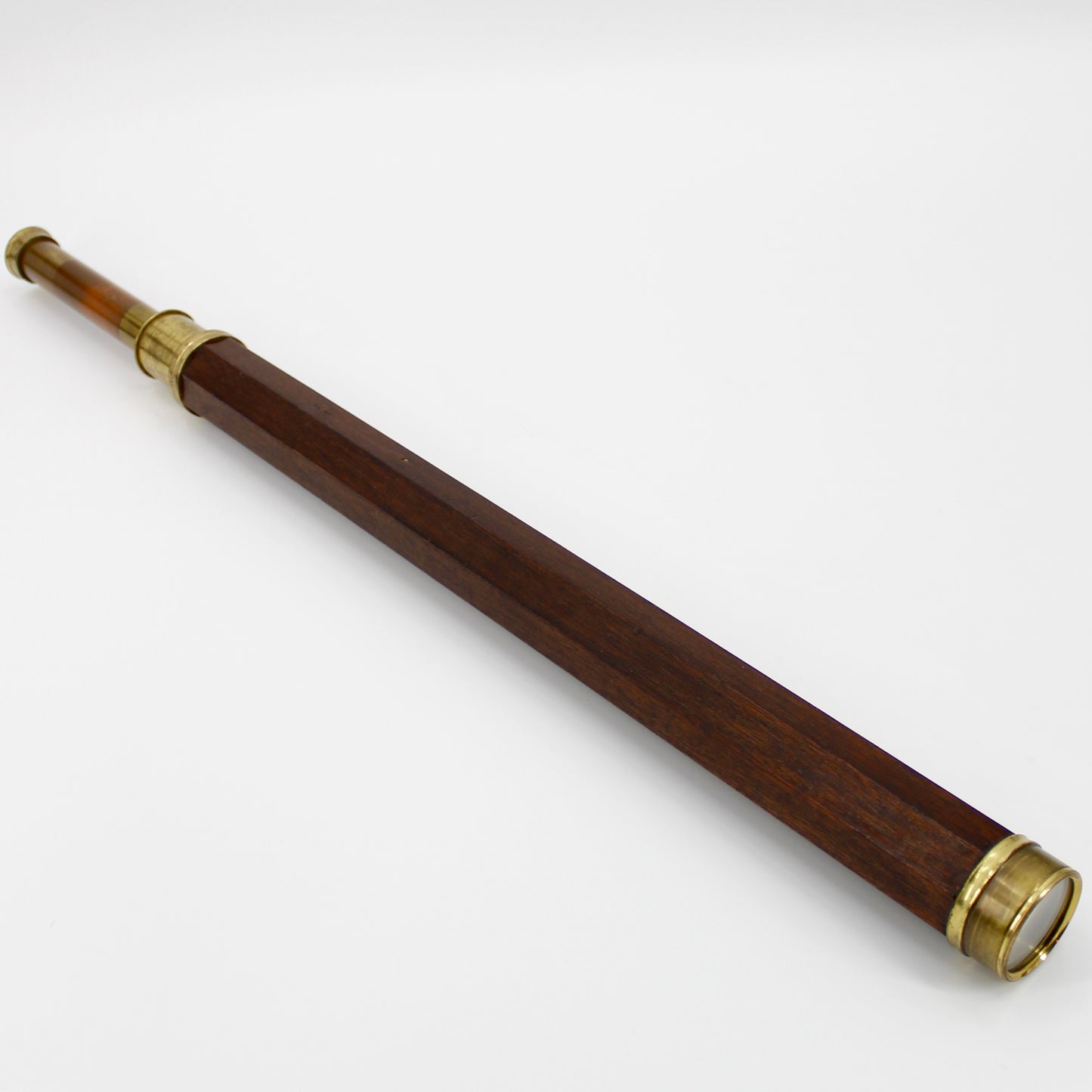 Octagonal Mahogany Spyglass