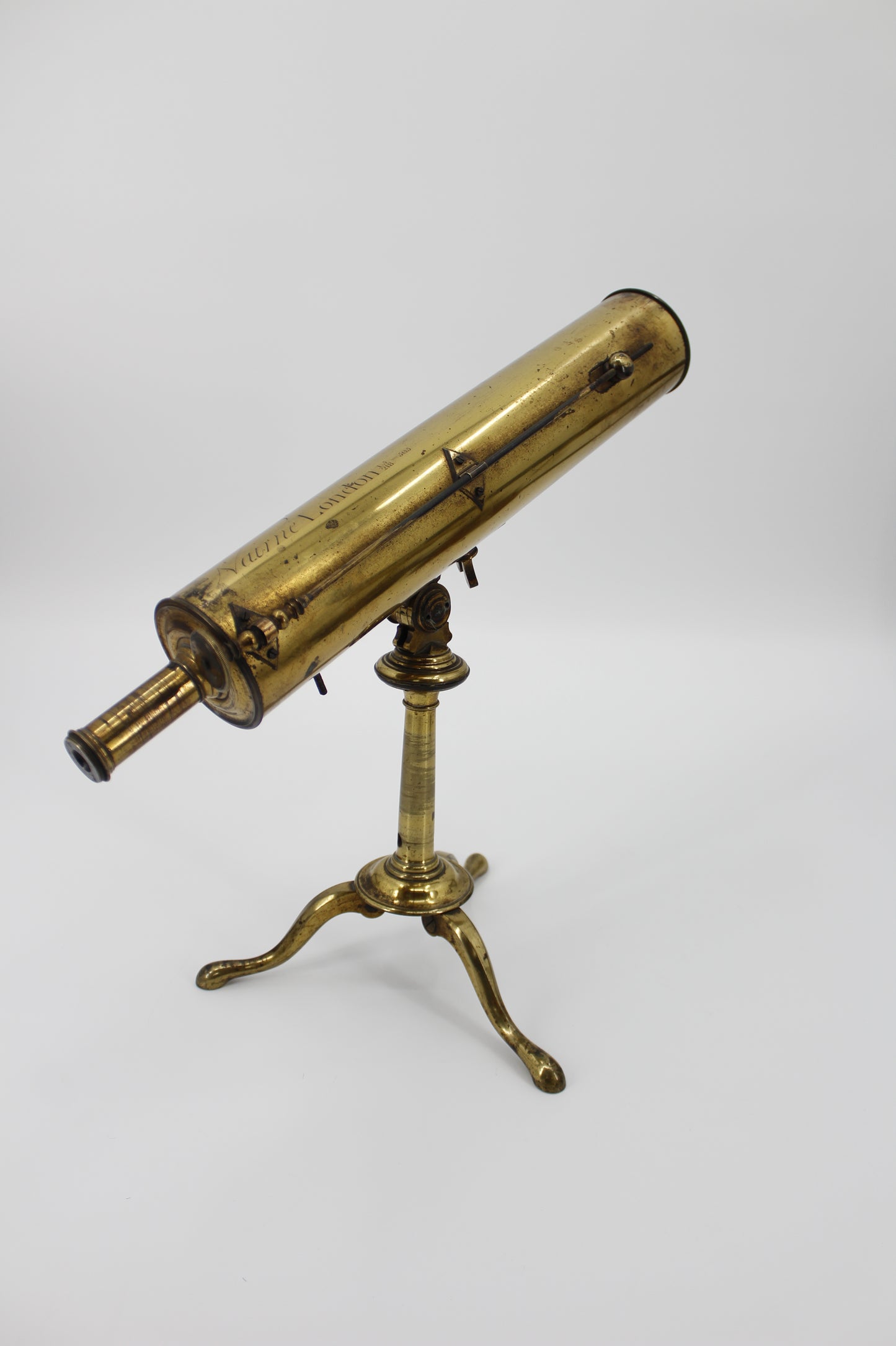 18th Century Gregorian Reflecting Telescope by Edward Nairne
