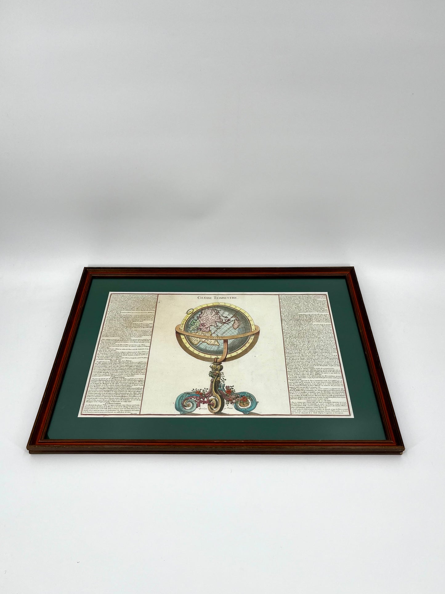 1761 Celestial & Terrestrial Globes- Claude Buy de Mornas (Framed Pair-Vol.1 Atlas Prints)