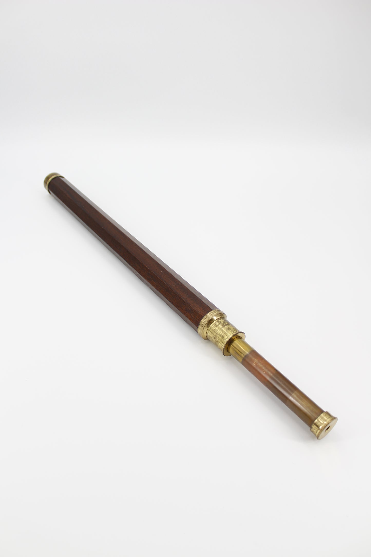 Octagonal Mahogany Spyglass