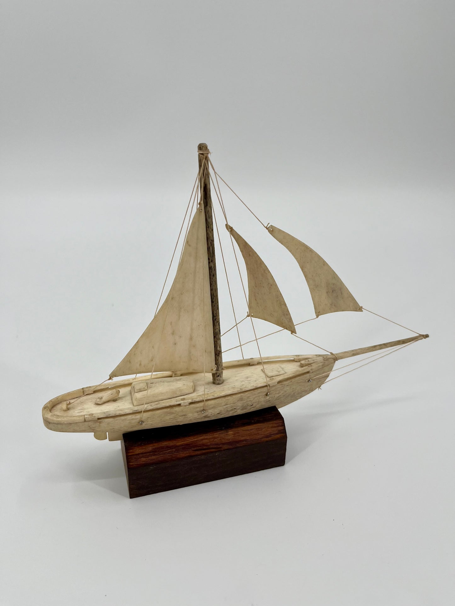 Napoleonic Prisoner of War Bone Ship's Model