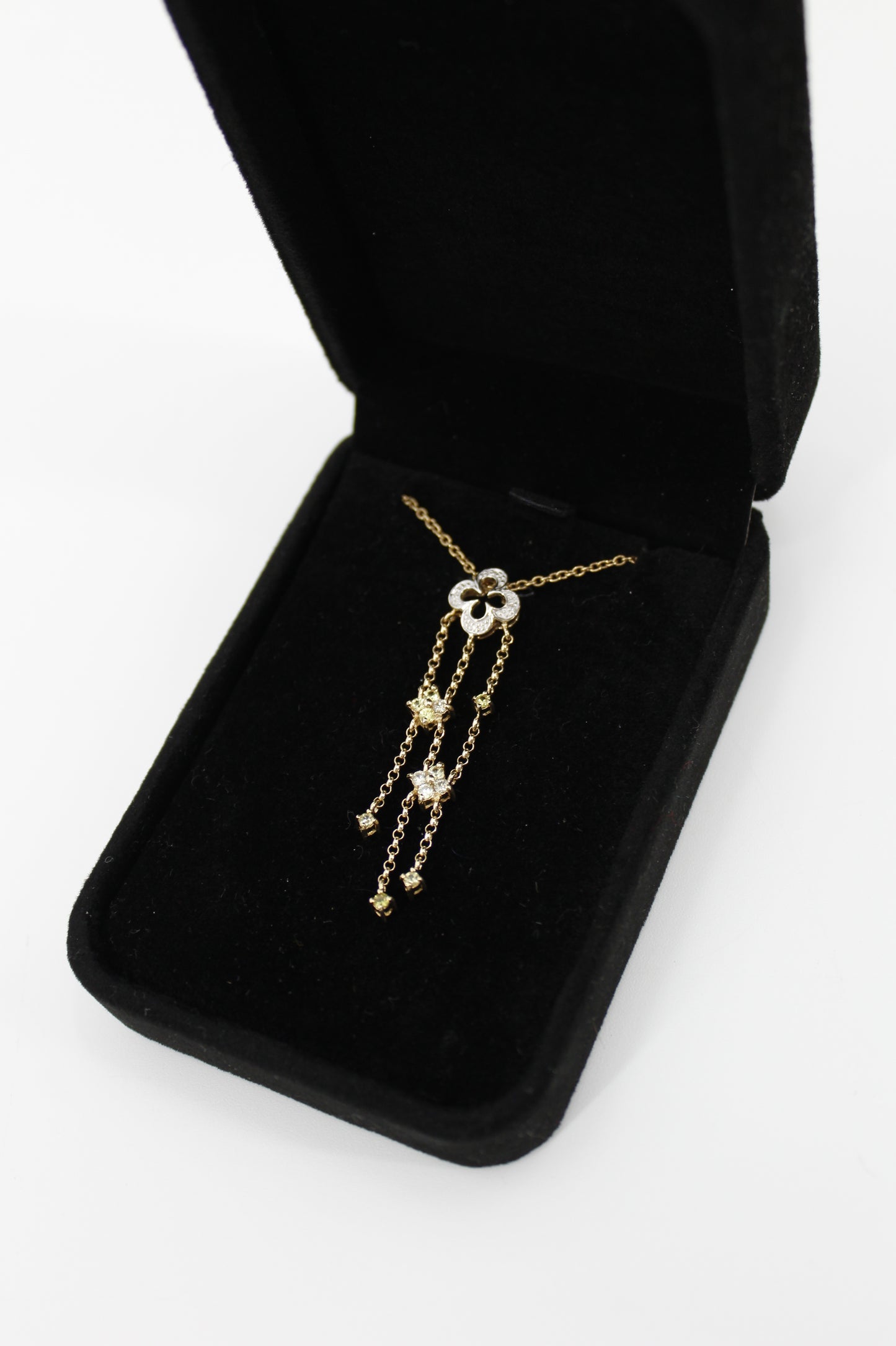 Edwardian Peridot Pendant, 0.7CTW 9K Gold