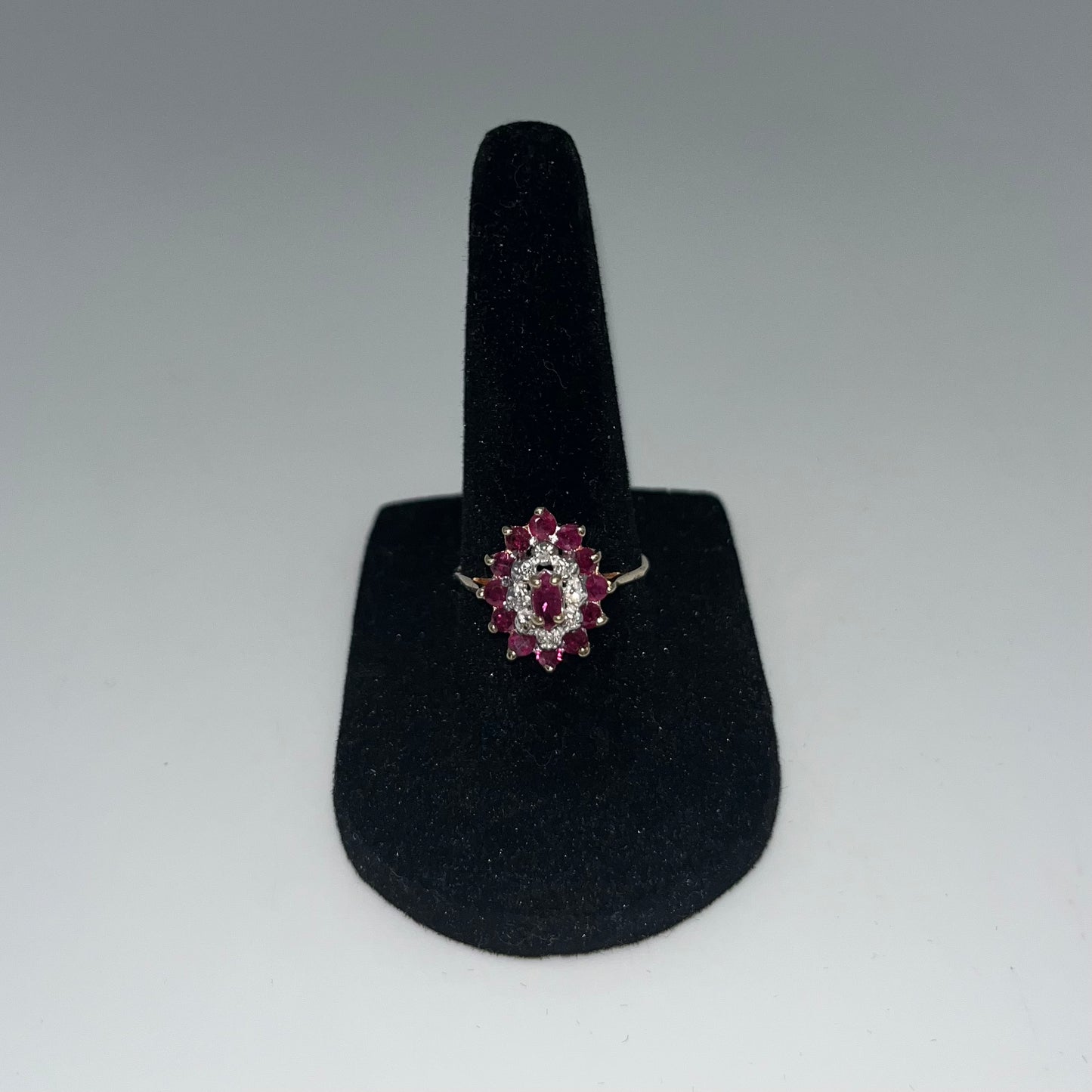 Antique Ruby & Diamond Set, 2.4 CTW 14K/9K Gold