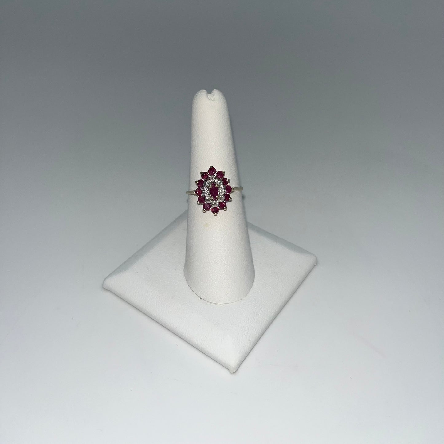 Antique Ruby & Diamond Set, 2.4 CTW 14K/9K Gold