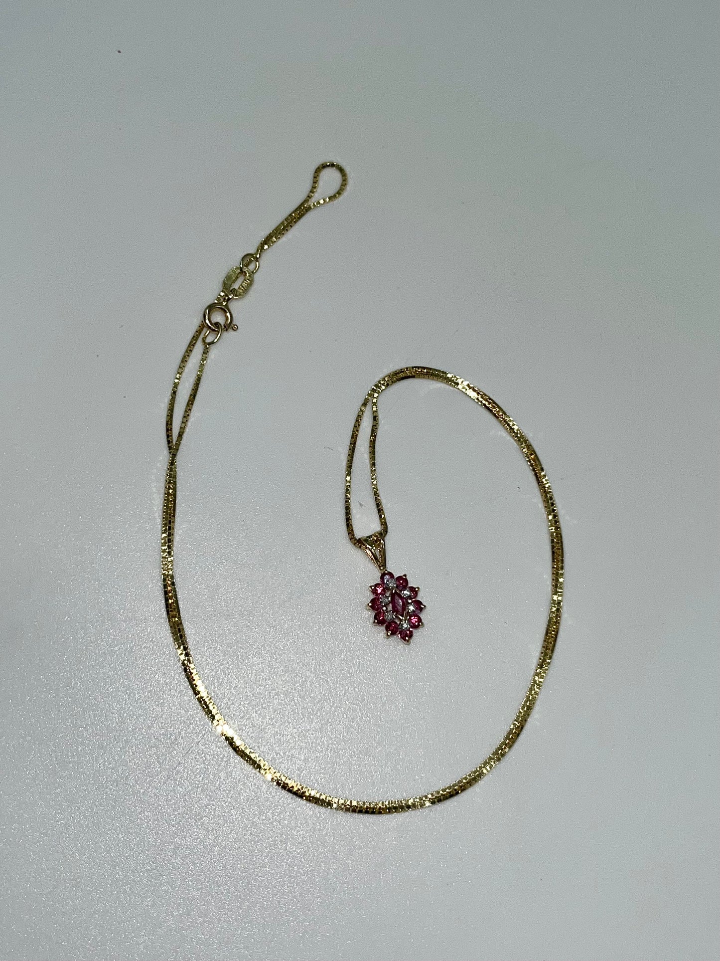 Antique Ruby & Diamond Set, 2.4 CTW 14K/9K Gold