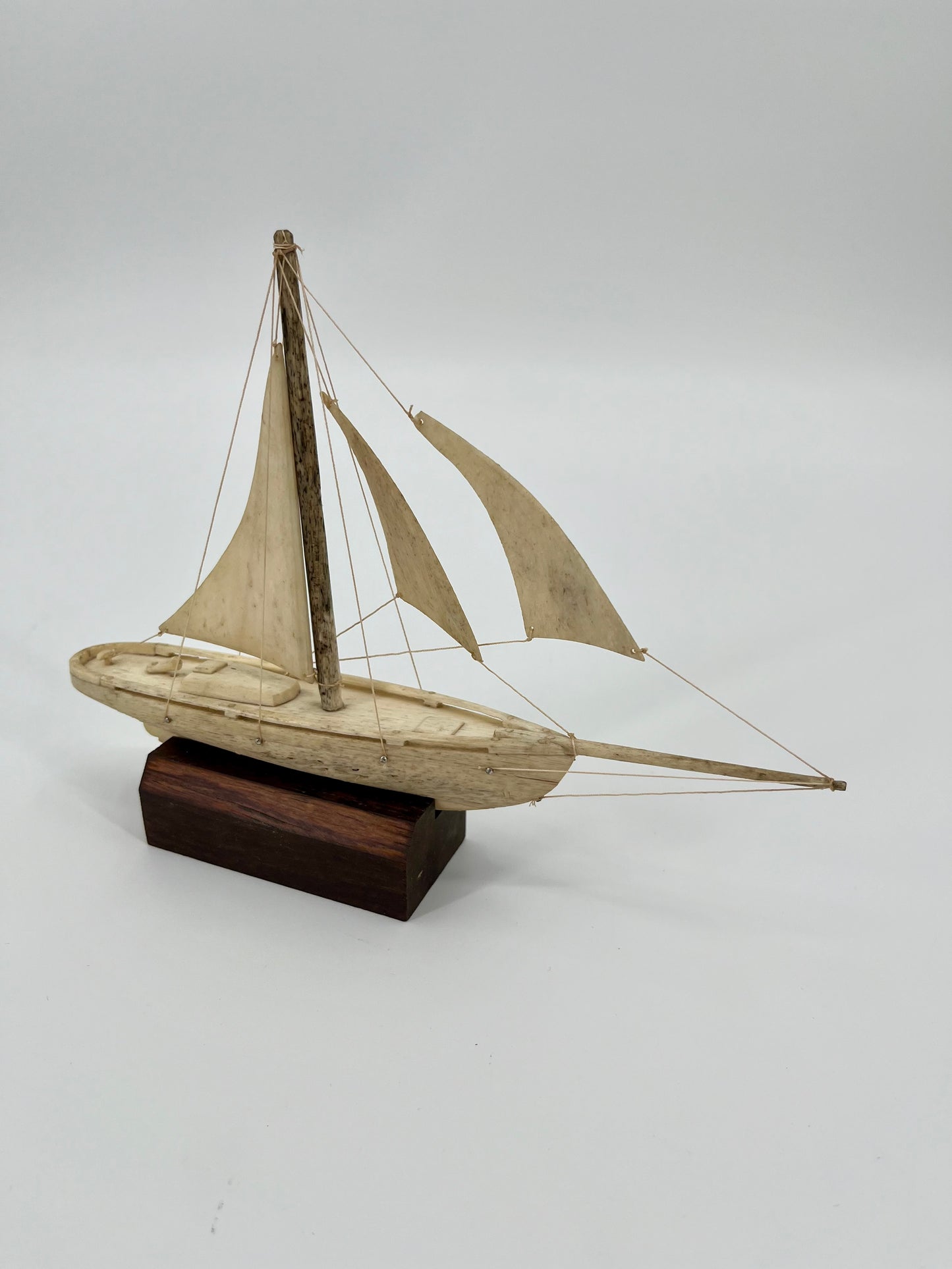 Napoleonic Prisoner of War Bone Ship's Model