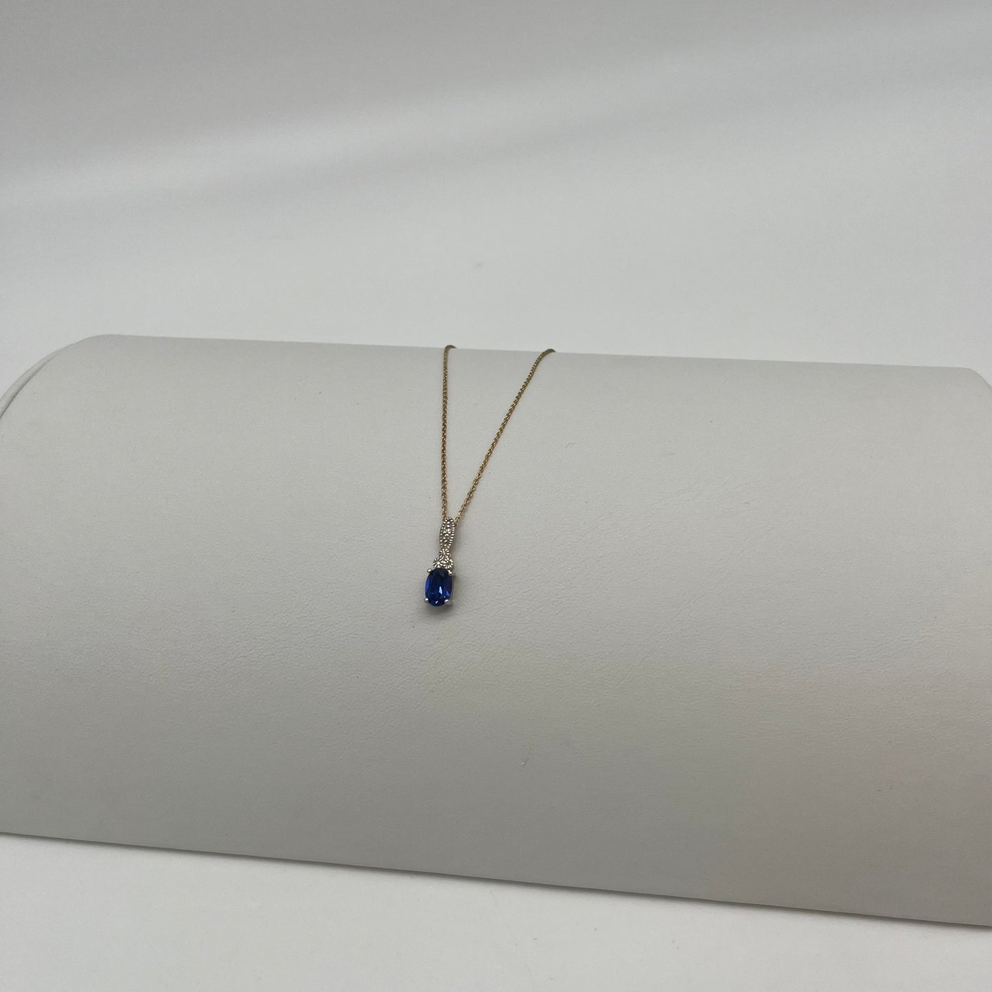 Sapphire & Diamond Set Two-Tone Gold, 2.35 CTW 14K