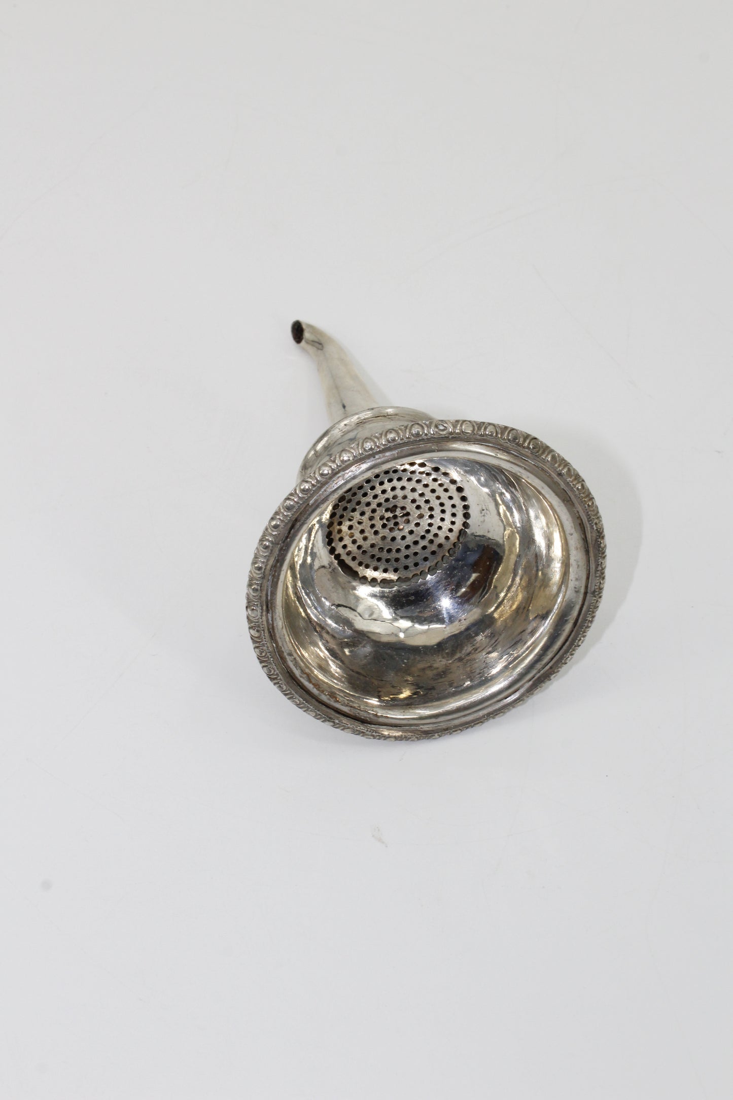 English Silver Wine Funnel, c.1800-1810