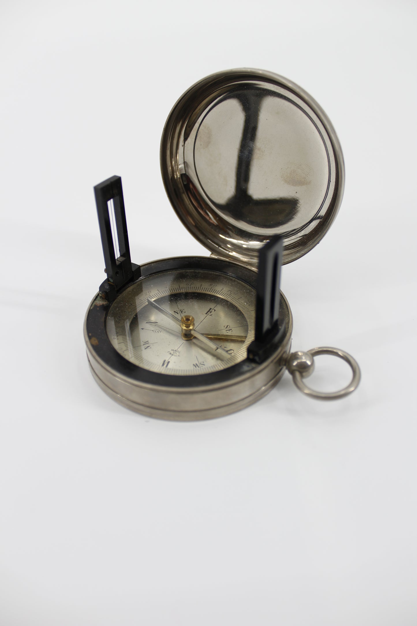 French Pocket Transit & Inclinometer, c.1900