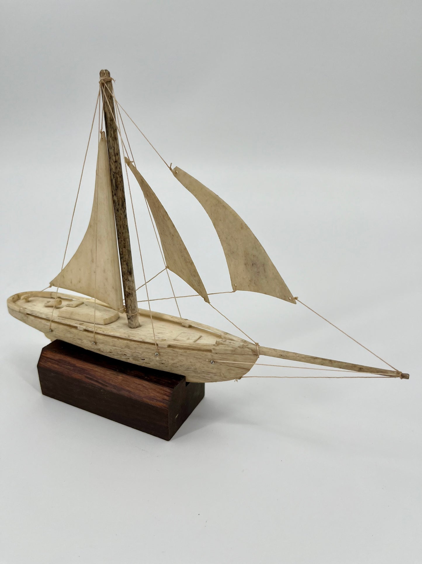 Napoleonic Prisoner of War Bone Ship's Model