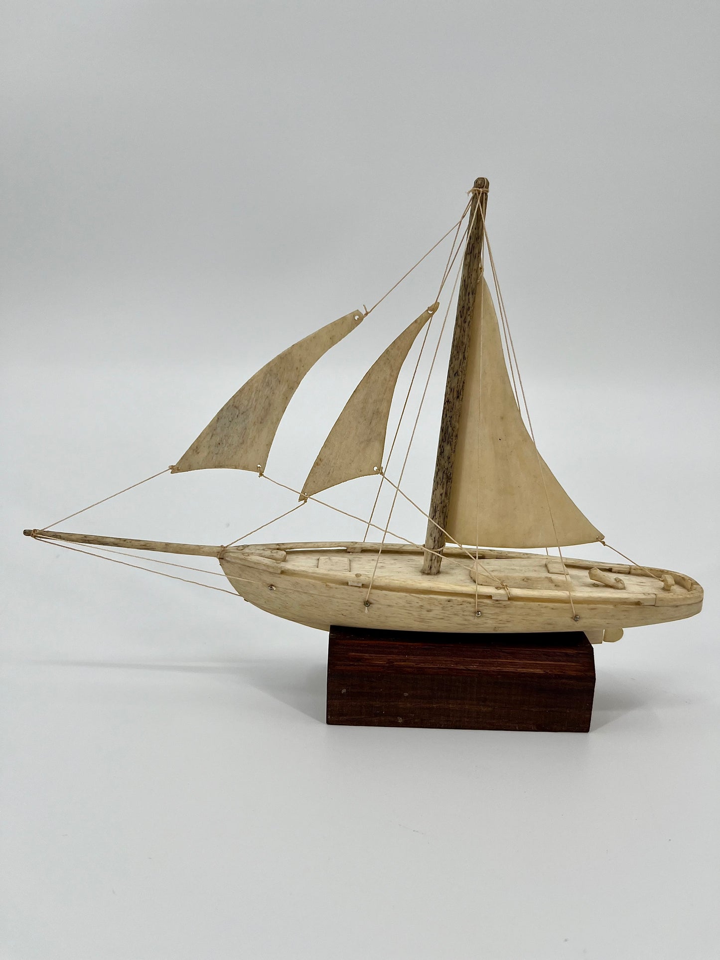 Napoleonic Prisoner of War Bone Ship's Model