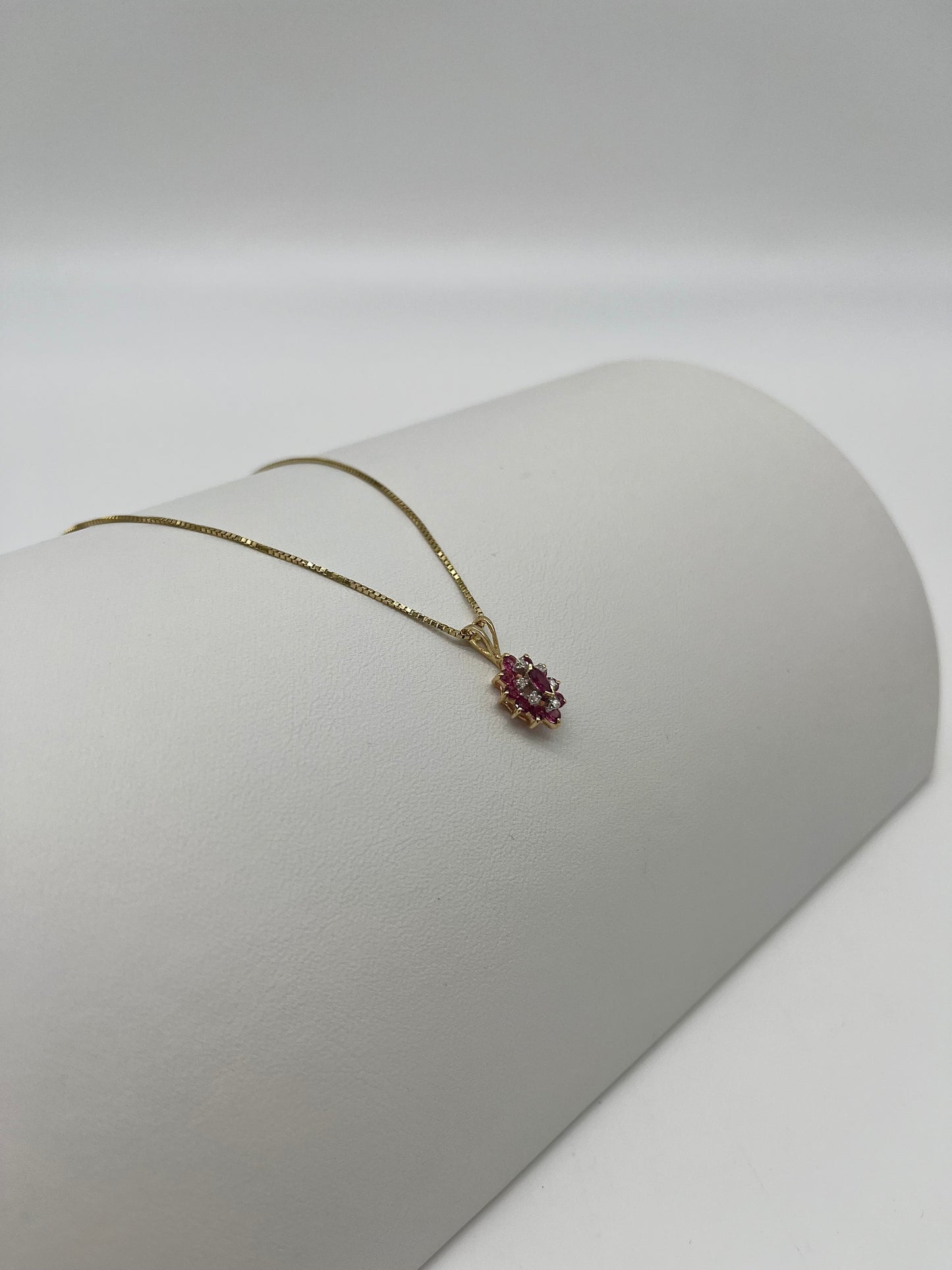 Antique Ruby & Diamond Set, 2.4 CTW 14K/9K Gold