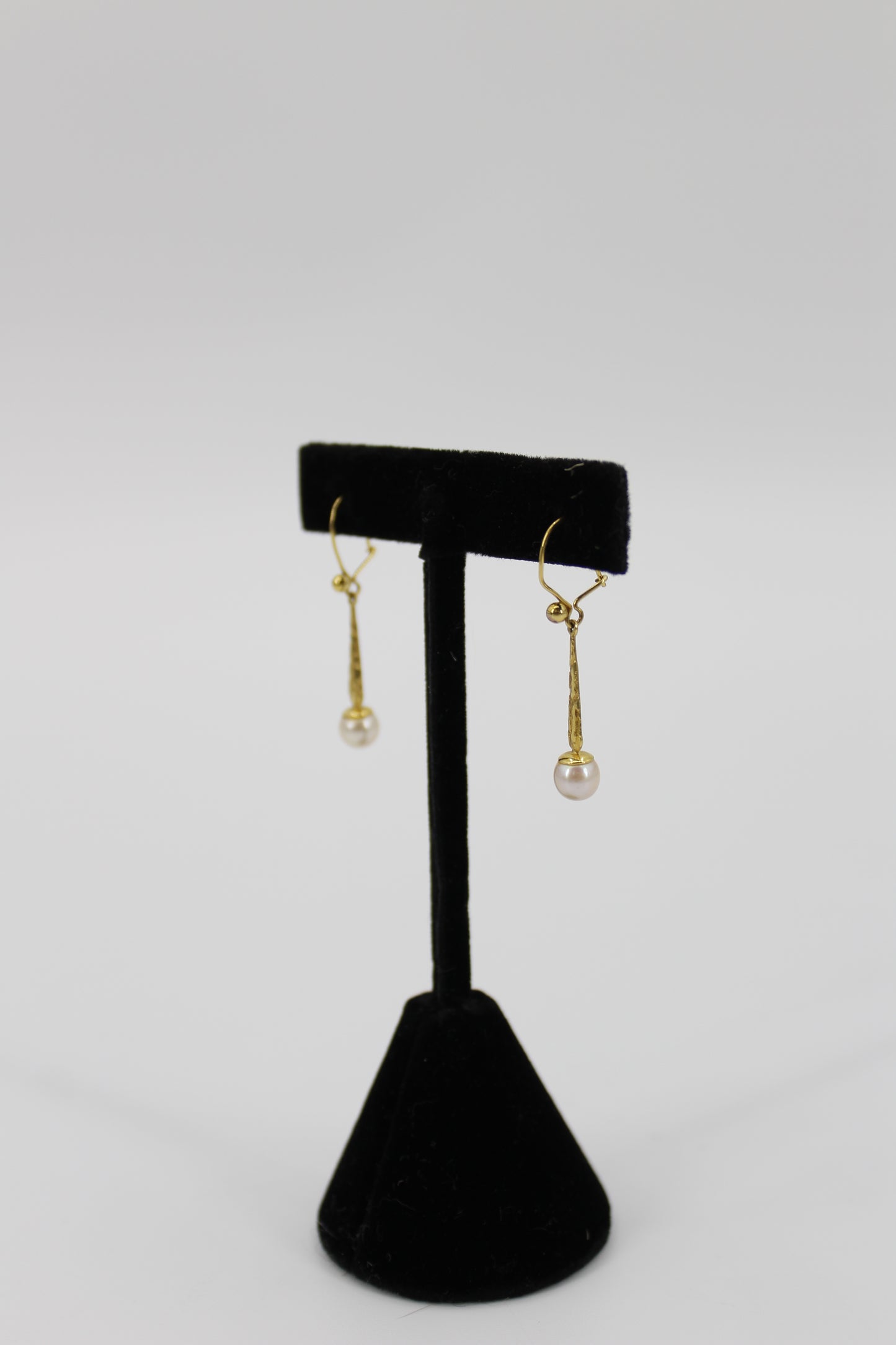 1920's Band of Pearls Ring, 1.06 CTW 9K Gold