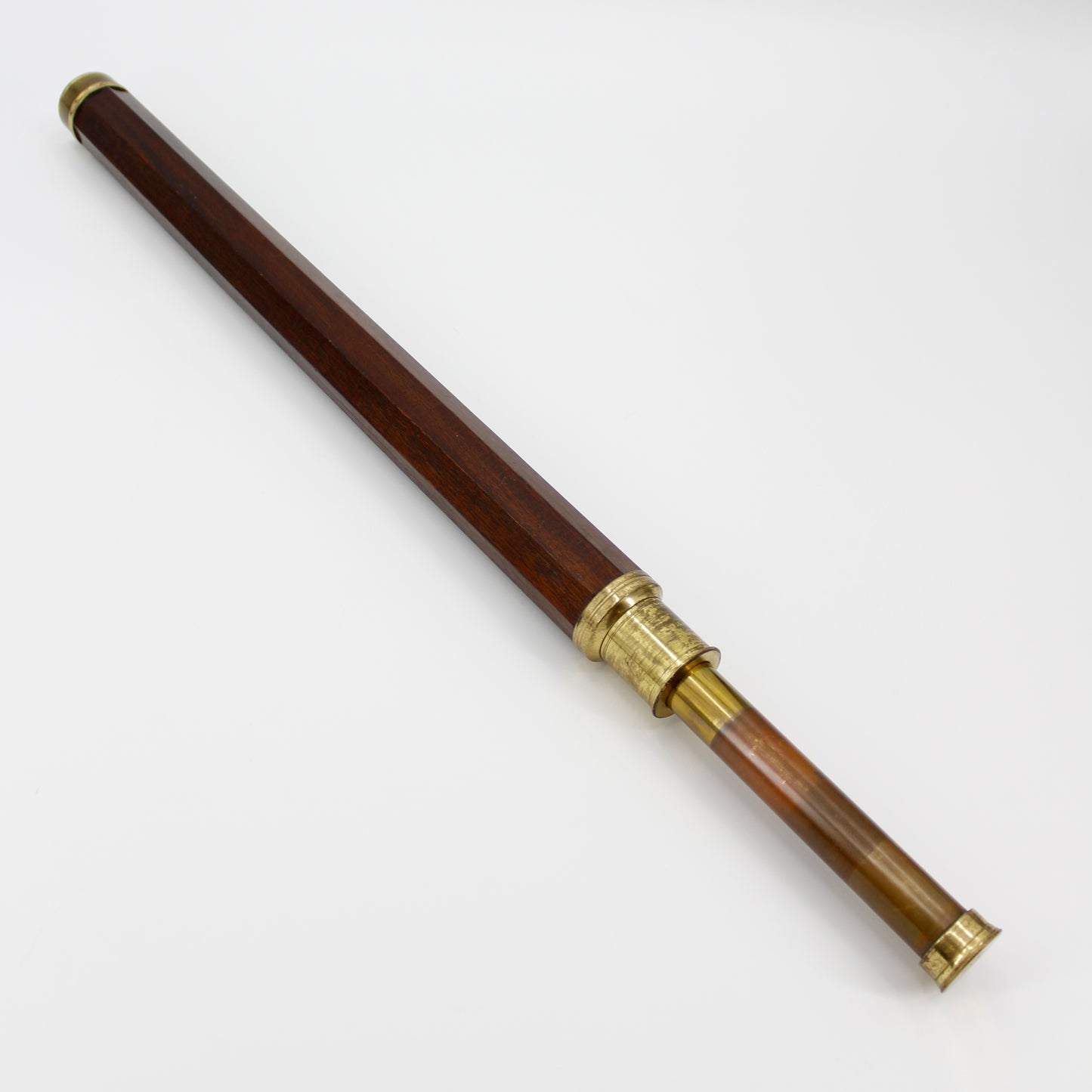 Octagonal Mahogany Spyglass