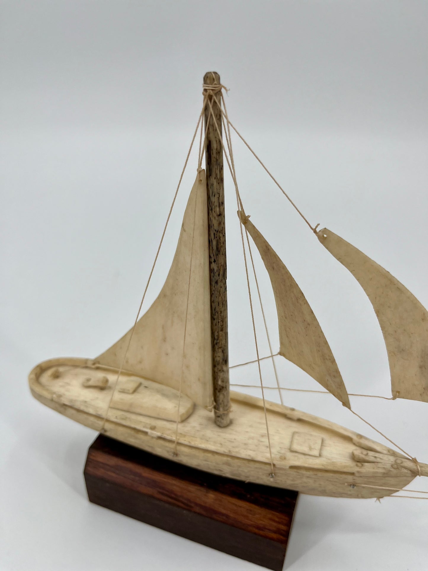 Napoleonic Prisoner of War Bone Ship's Model