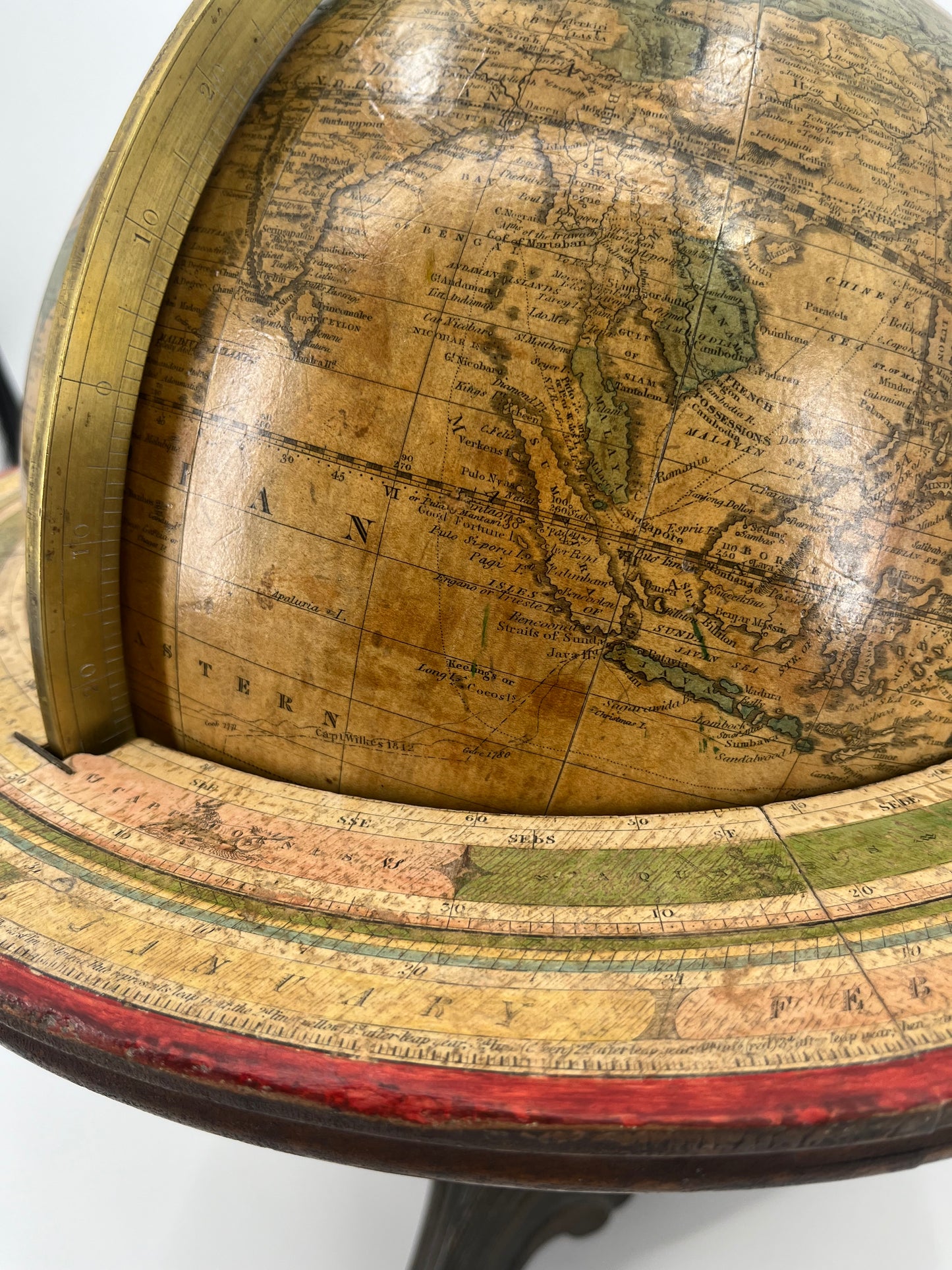 H.B. Nims & Co. Terrestrial Globe, c.1880-1885