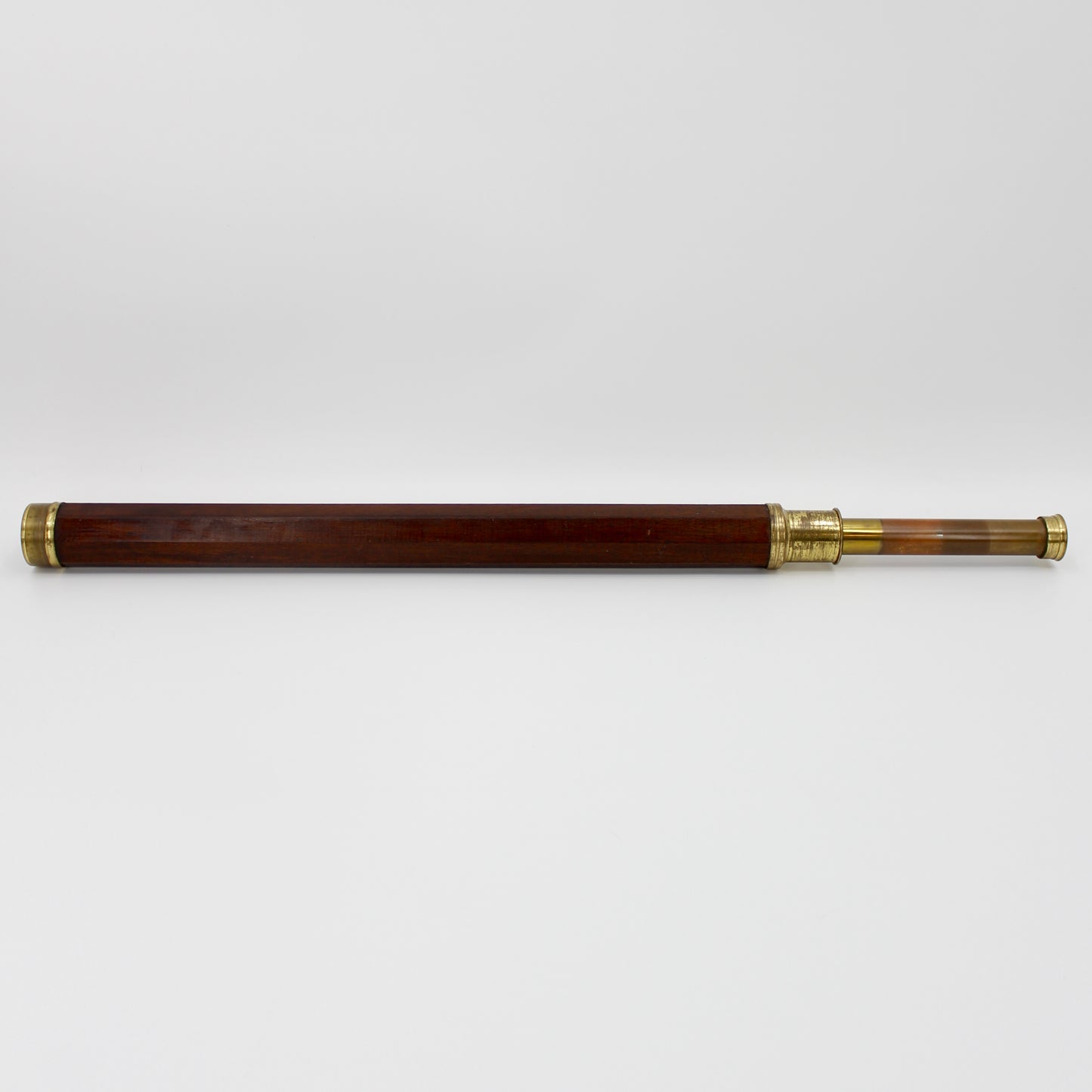 Octagonal Mahogany Spyglass