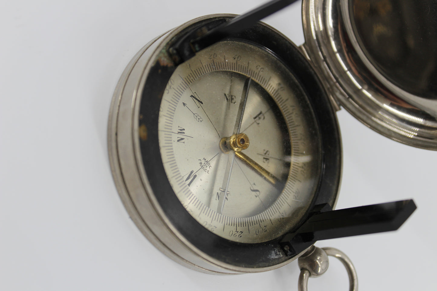 French Pocket Transit & Inclinometer, c.1900
