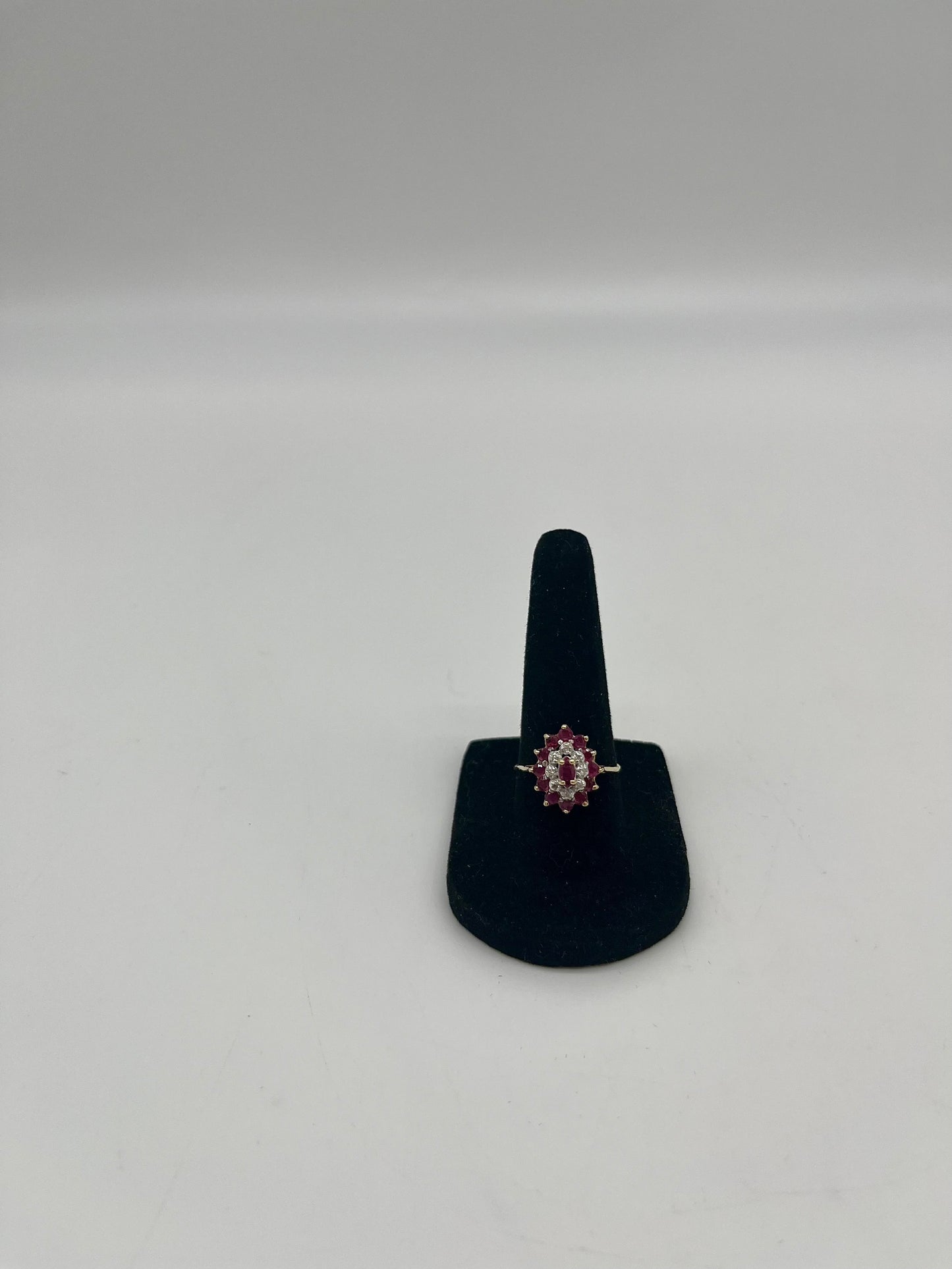 Antique Ruby & Diamond Set, 2.4 CTW 14K/9K Gold