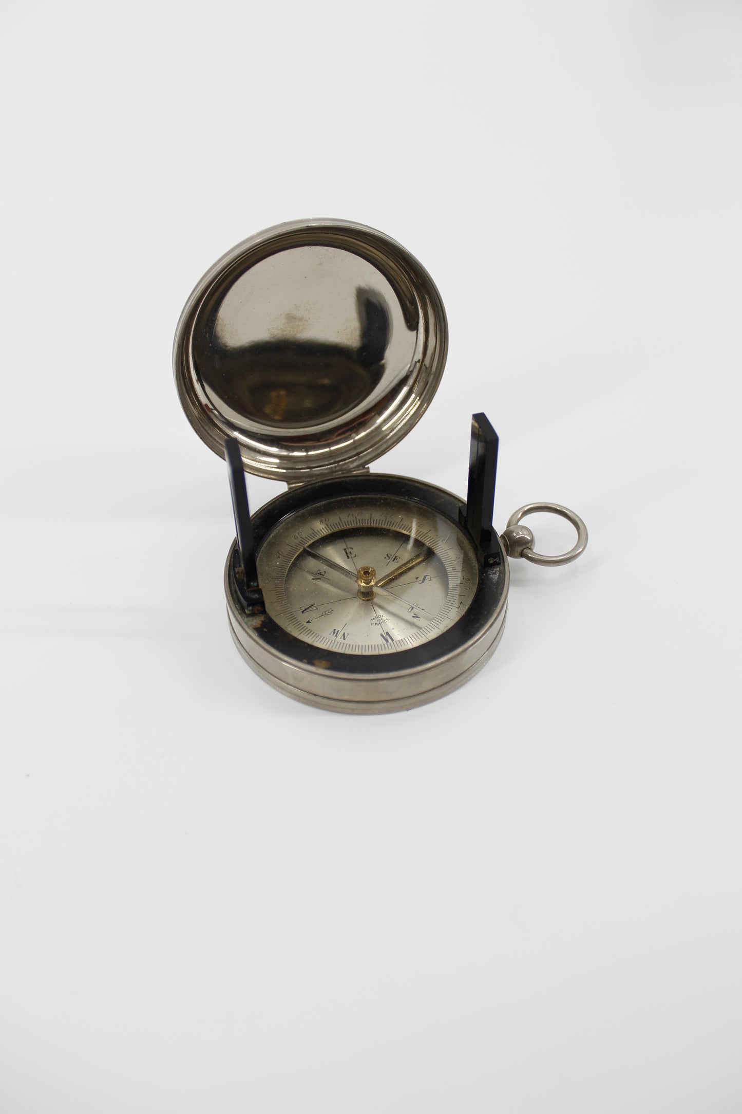 French Pocket Transit & Inclinometer, c.1900