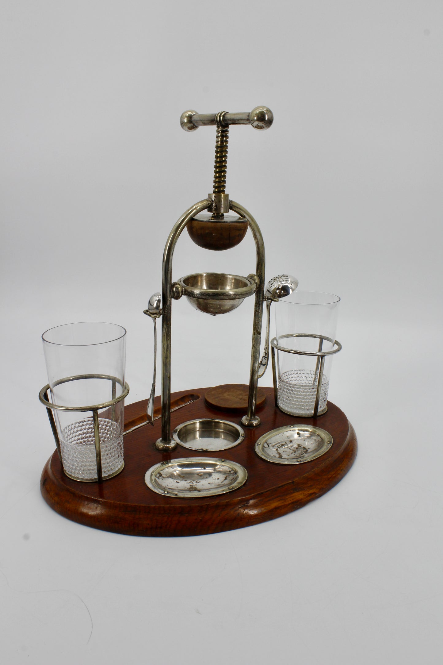 Victorian Silver-Plate Juicer & Cocktail Station