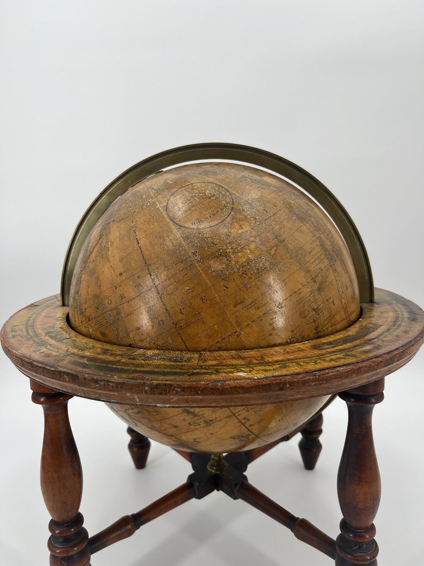 1870's H.B. Nims & Co. Terrestrial Globe