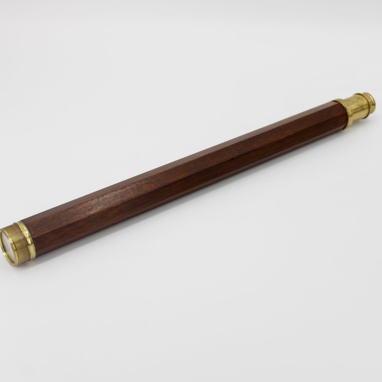 Octagonal Mahogany Spyglass