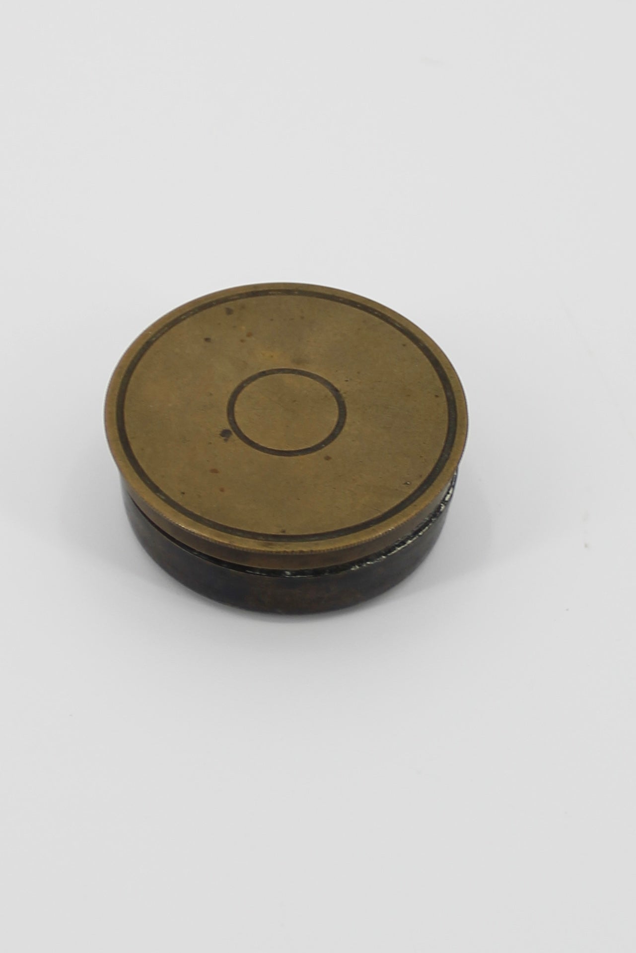 1790-1820 American Hand-Coloured Brass Pocket Dial