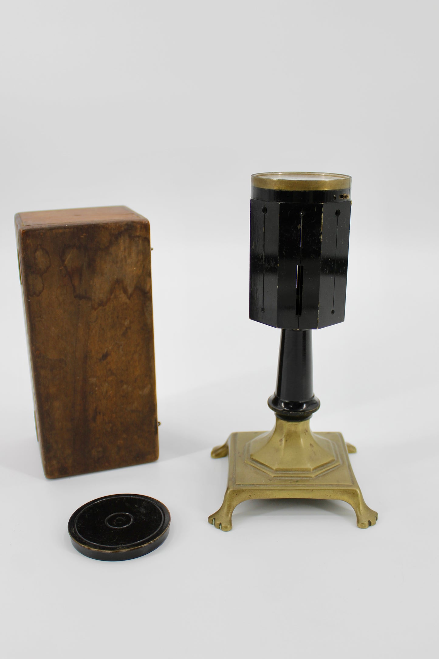 Antique Equerre Surveyors Cross Staff- Boxed Set