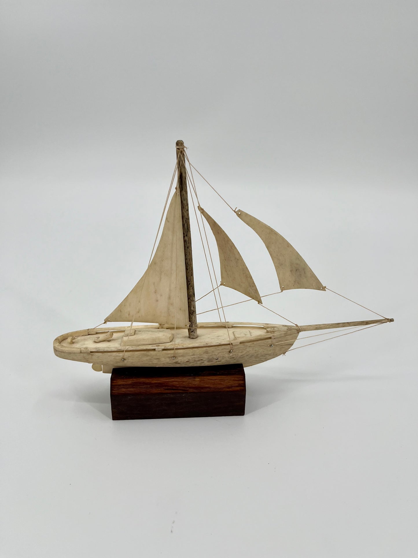 Napoleonic Prisoner of War Bone Ship's Model