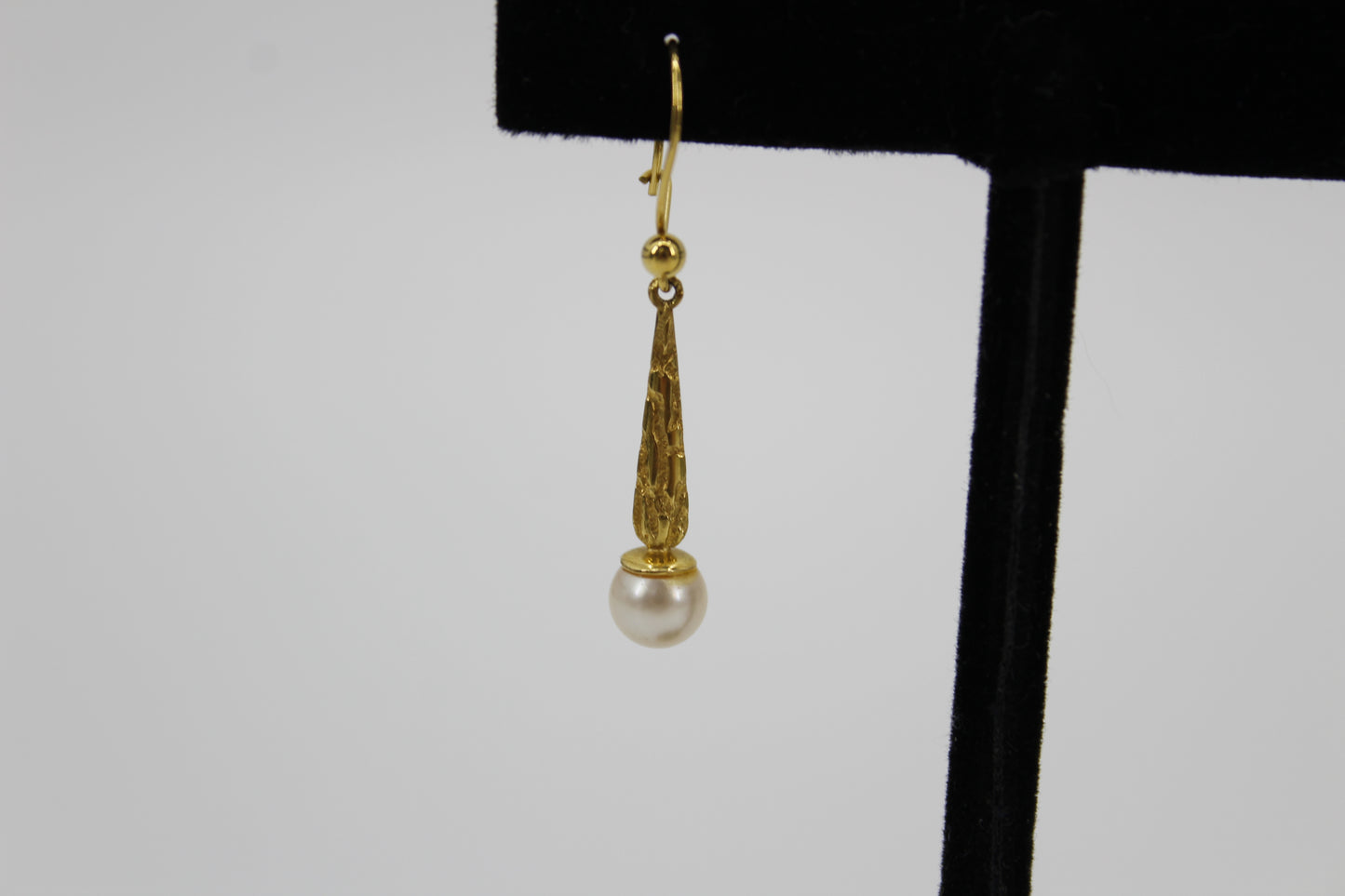 1920's Band of Pearls Ring, 1.06 CTW 9K Gold