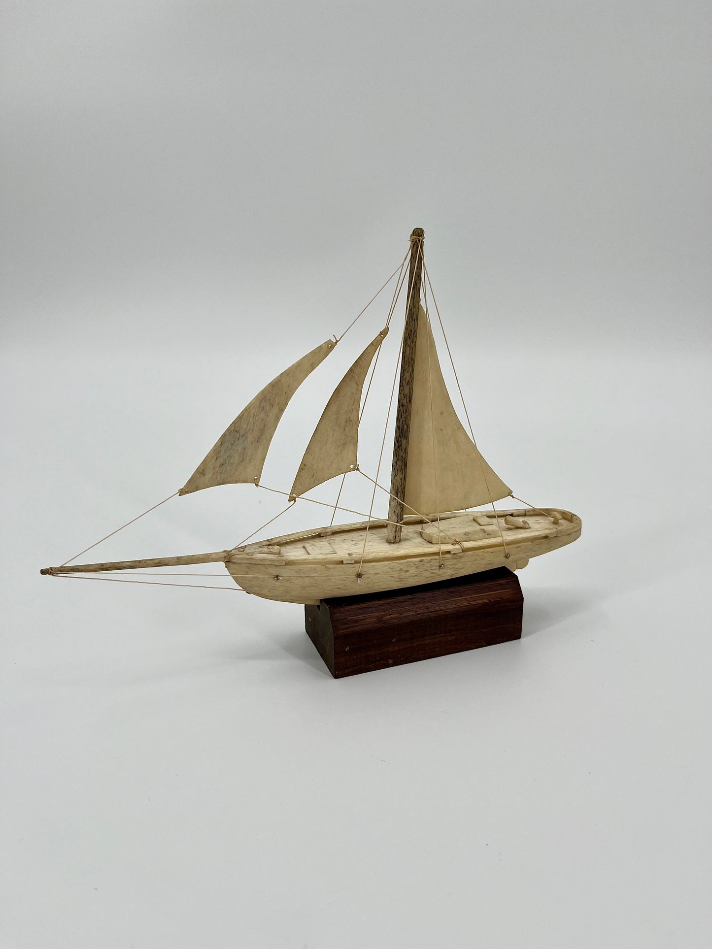 Napoleonic Prisoner of War Bone Ship's Model