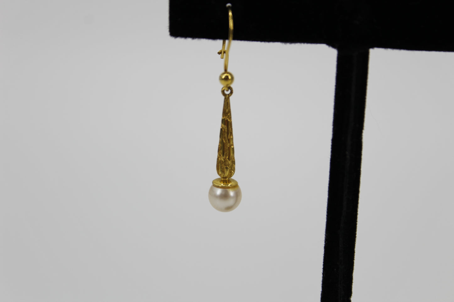 1920's Band of Pearls Ring, 1.06 CTW 9K Gold