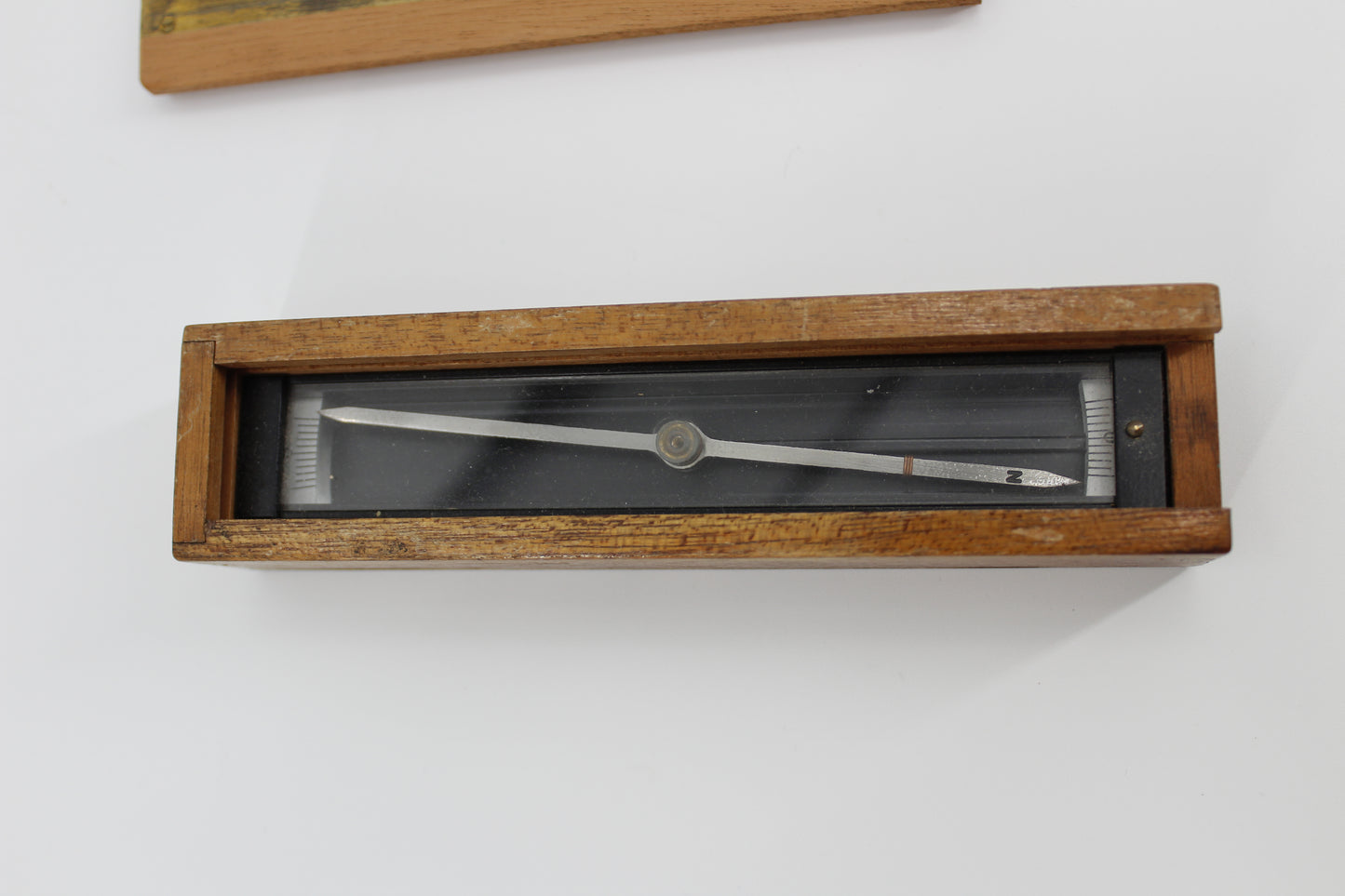 Cased Trough Compass by Hilger & Watts, Ltd.