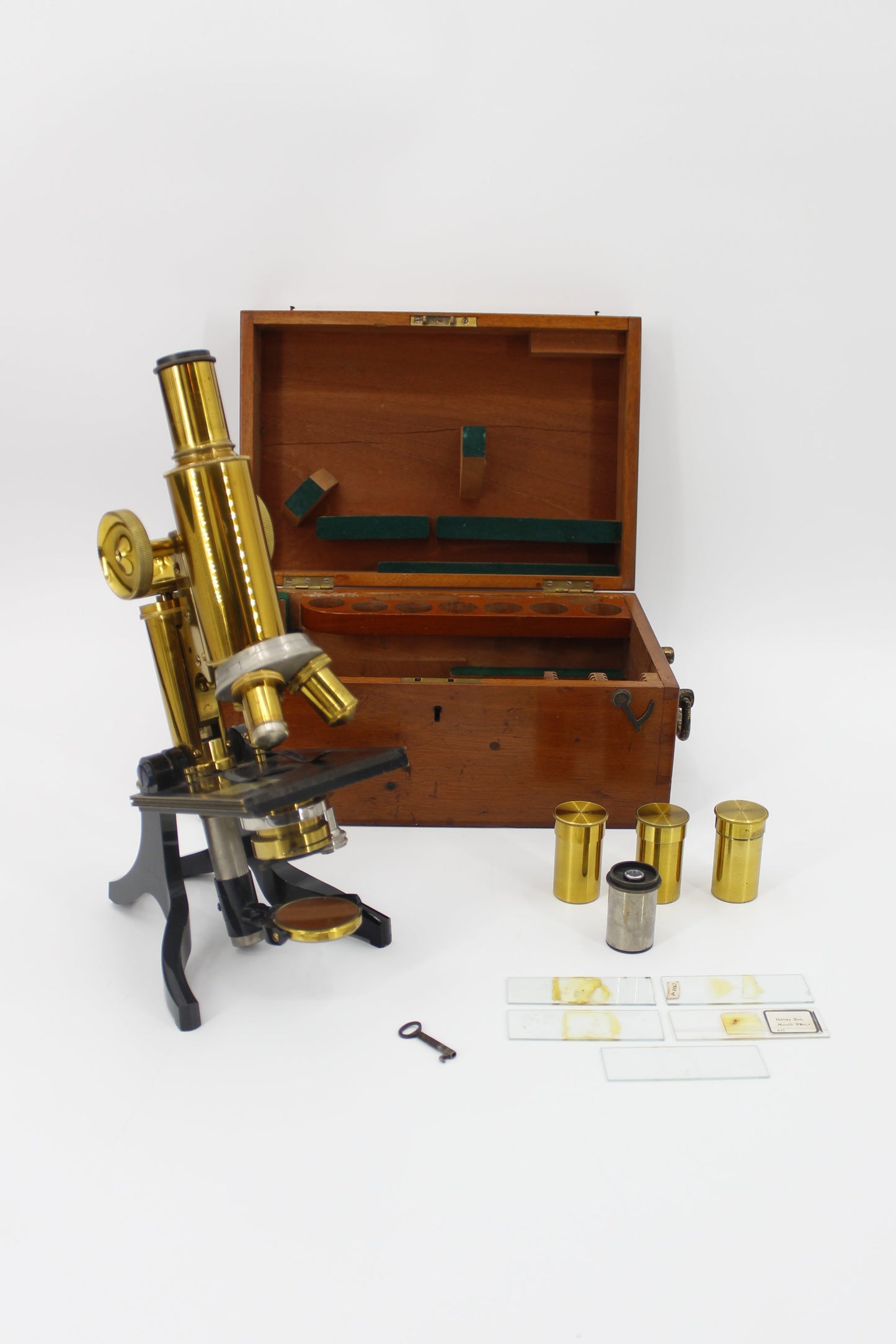 Col. E.V. Whitby’s Boxed Microscope by J.Swift & Son