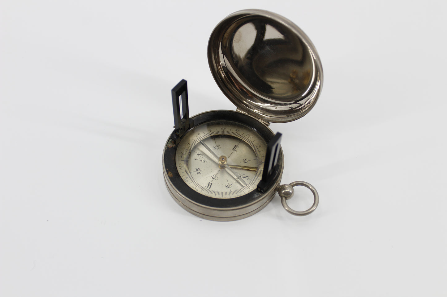 French Pocket Transit & Inclinometer, c.1900