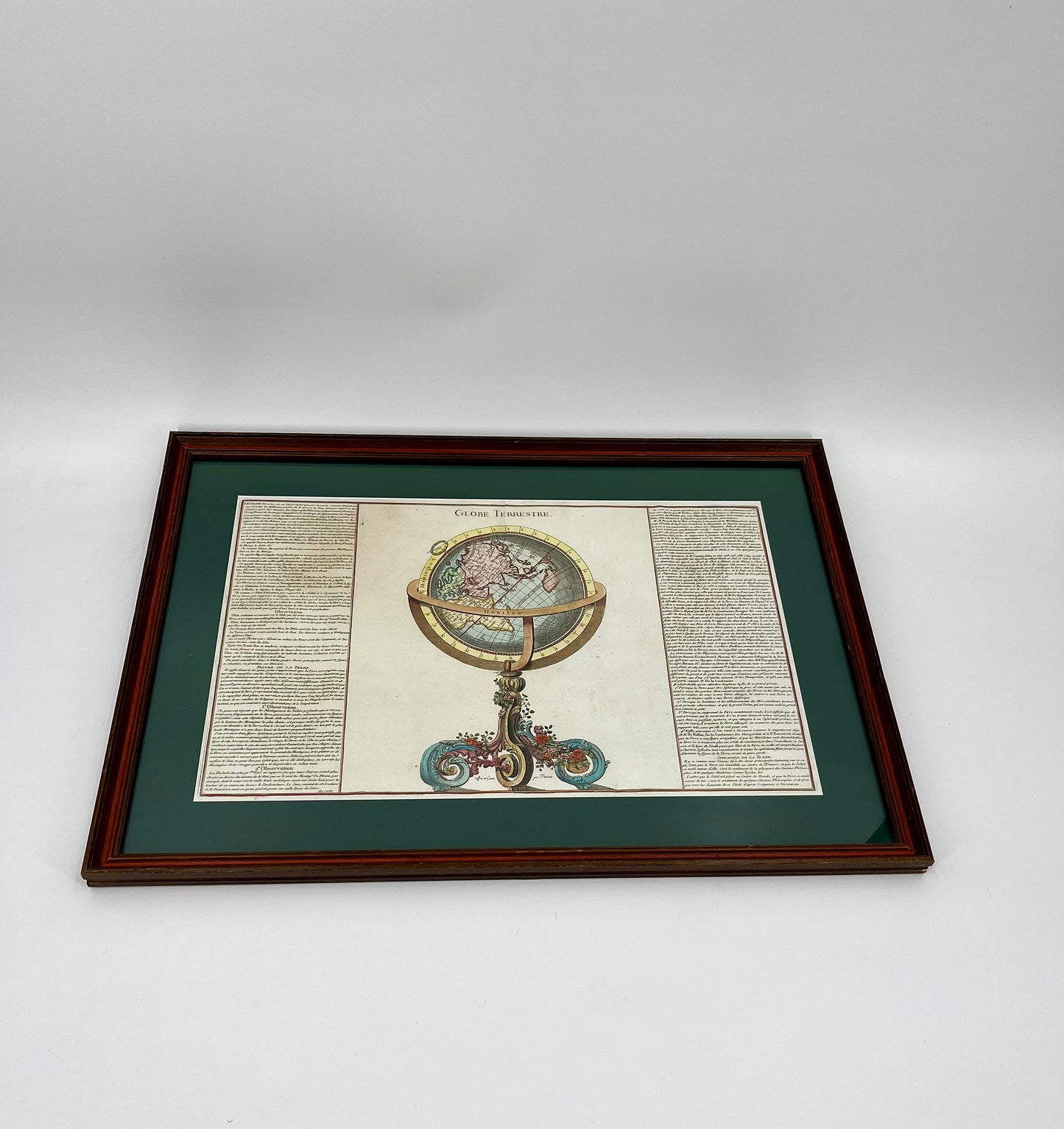 1761 Celestial & Terrestrial Globes- Claude Buy de Mornas (Framed Pair-Vol.1 Atlas Prints)