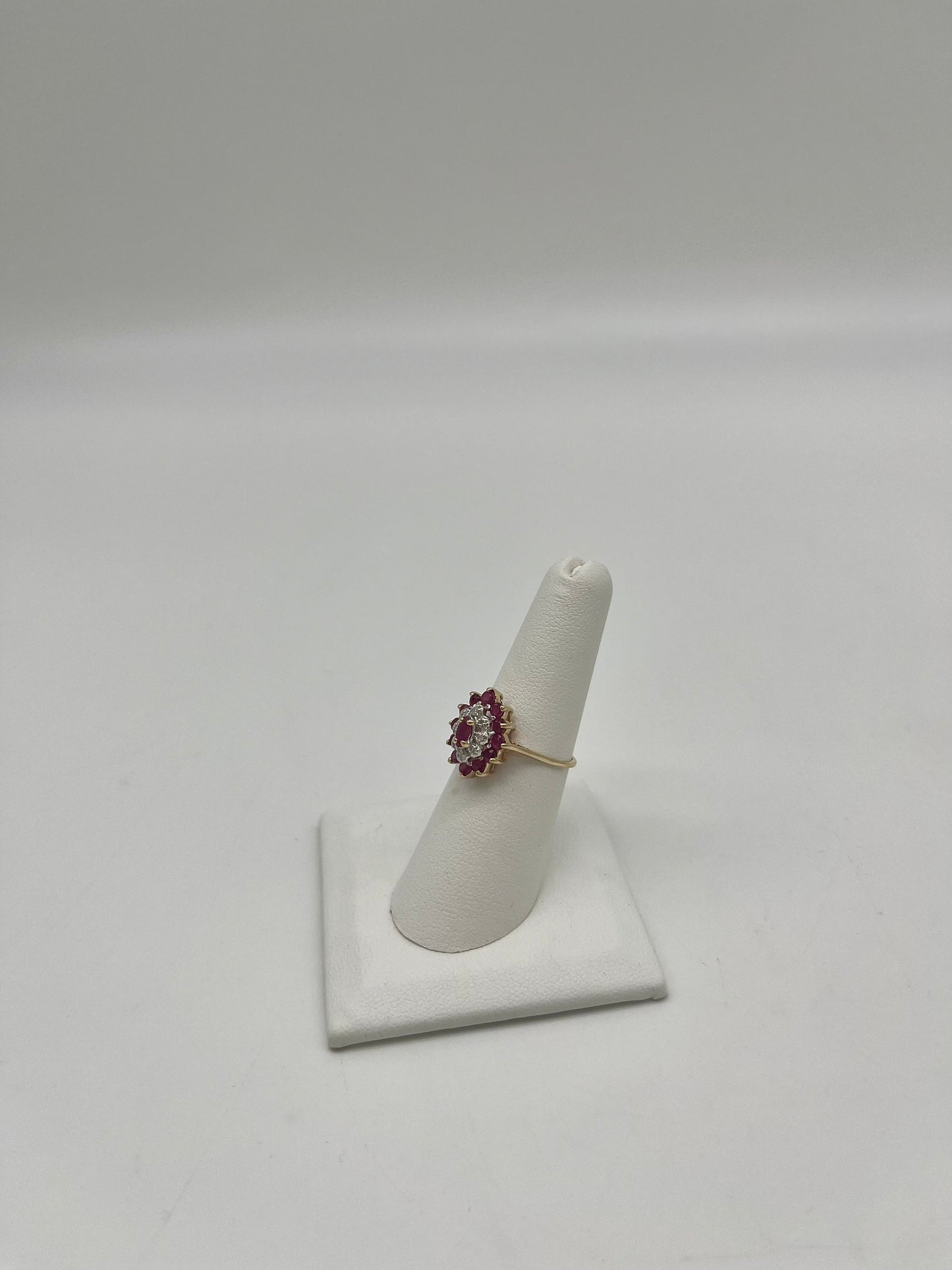 Antique Ruby & Diamond Set, 2.4 CTW 14K/9K Gold