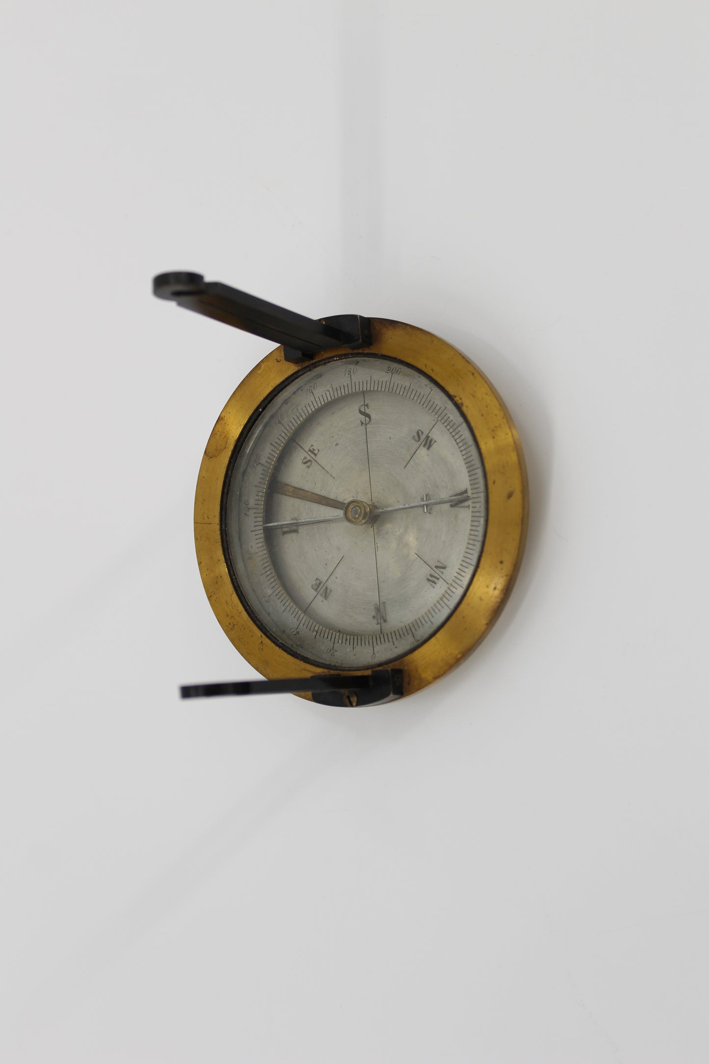 Chagrin-Cased French Surveyors Compass