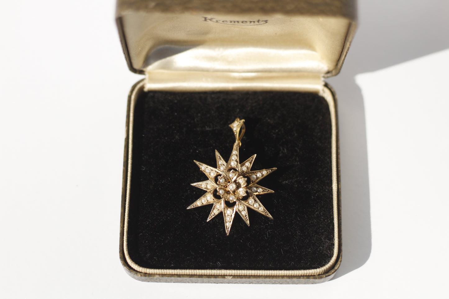 Antique Seed Pearl Pendant & Brooch