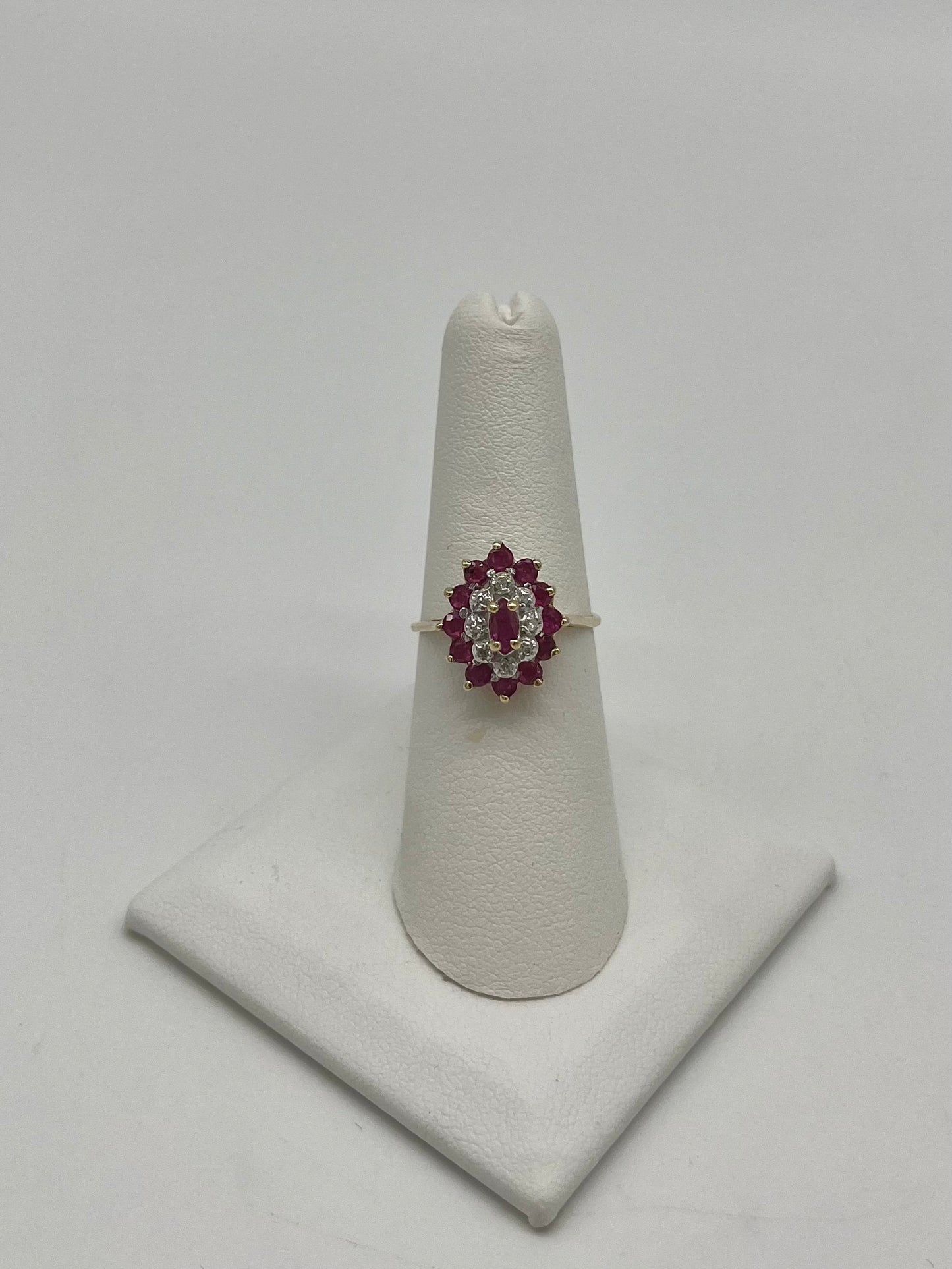 Antique Ruby & Diamond Set, 2.4 CTW 14K/9K Gold