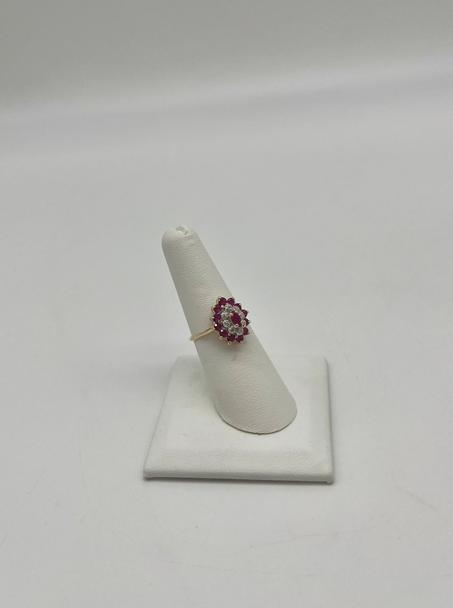 Antique Ruby & Diamond Set, 2.4 CTW 14K/9K Gold