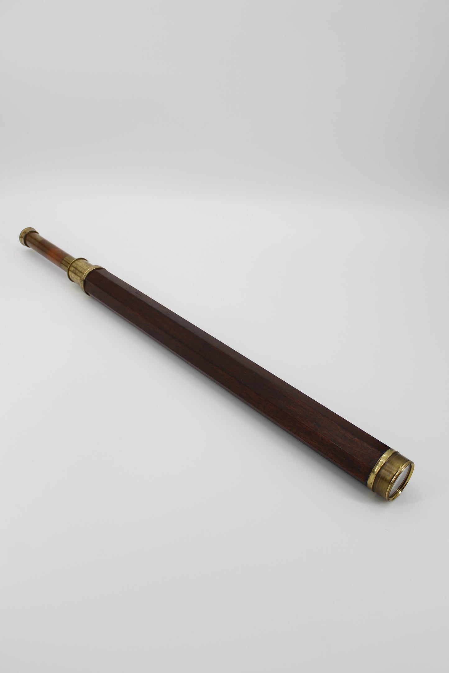 Octagonal Mahogany Spyglass