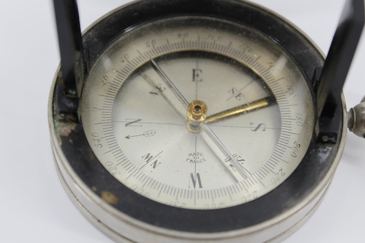 French Pocket Transit & Inclinometer, c.1900