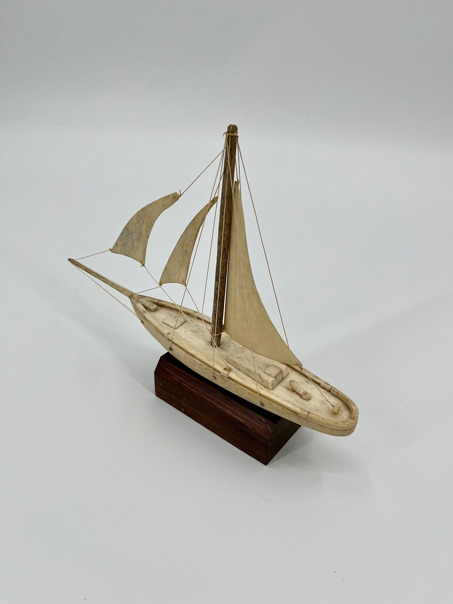 Napoleonic Prisoner of War Bone Ship's Model